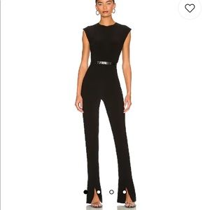 Norma Kamali XS black jumpsuit NWT